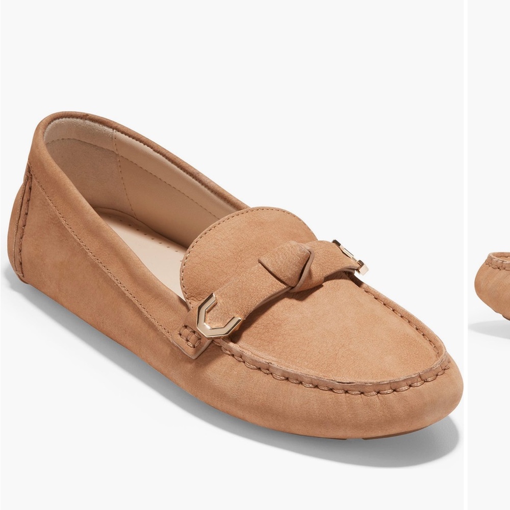 Cole haan evelyn bow loafer leather flats size 7 soft